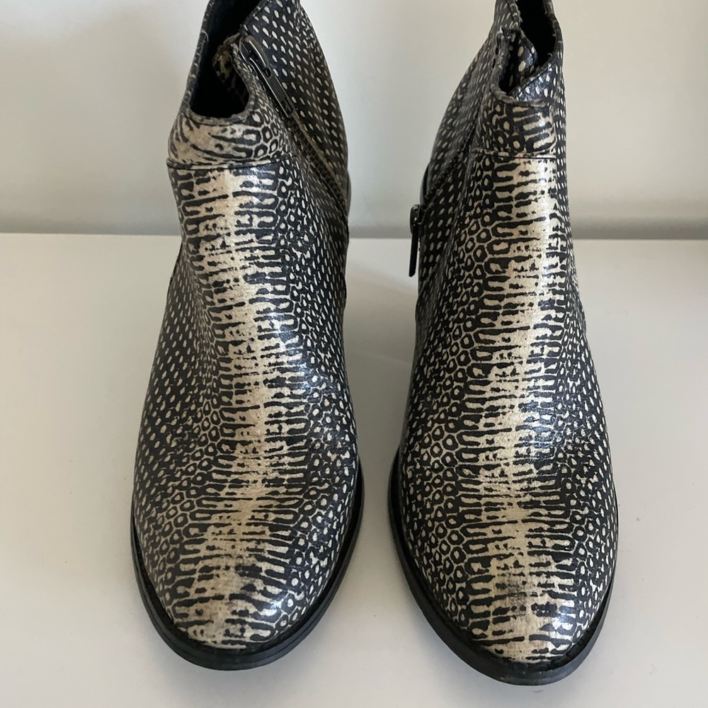Free People x Farylrobin Snakeskin Booties